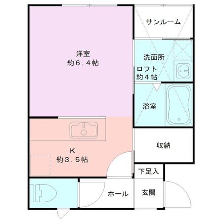 CASA南浜の物件間取画像